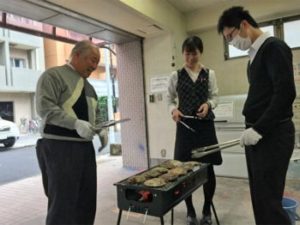 焼きカキ