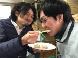 白子を食す。