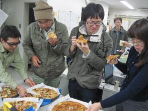 全体会議後の懇親会