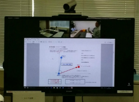 土壌調査測量の講習会での一コマ