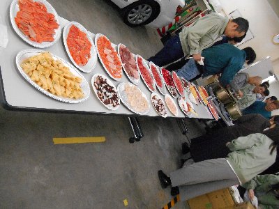 年末行事　海鮮祭り