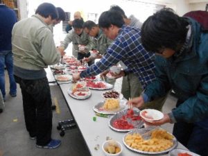 年末行事　海鮮祭り